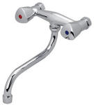  Csaptelep kétgombos fali mosogató MELSCHER (13564)