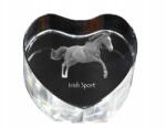 Art-Dog Ló Ír sport ló kristály szív fényképpel, asztali dísz (5055882447097)