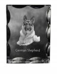 Art-Dog Német juhászkutya kutya kép díszes kristályban, ajándéktárgy, dekoráció (5055882447714)