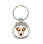 Art-Dog Foksterier durva szőrű kutya kulcstartó, kulcstartó grafika (5056739219973)