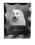 Art-Dog Pireneusi hegyi kutya fotó kutya díszes kristály, ajándék dekoráció (5055882448728)