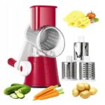  Burgonya Reszelő Gép Zöldség Sajt Reszelő Szett, műanyag, rozsdamentes acél (TARKA SZATKOWNICA)