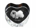 Art-Dog Pekingi kristály szív, dísz, kutya fényképes ajándéktárgy (5055882444812)