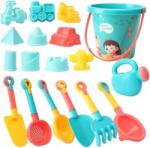  Homok Játékok Víz Formák Vödör Lapát Szett XXL, 18 db-os (23-EL)