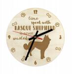  Baszk juhászkutya gravírozott kutyaóra, átmérő 20 cm, kutya neve (5906111239399)