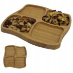 Supplemedica Tányér Deszka Patera Fa Bambusz Rekeszek Snack Ételek Sütemények (NAJ276715)