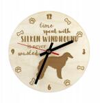  Silken Windhound gravírozott kutyaóra, átmérő 20 cm, kutya neve (5906111239412)
