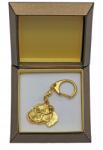 Art-Dog Boxer aranyozott kutya kulcstartó díszdobozban, kulcstartó (5906111205080)