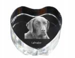 Art-Dog Labrador retriever kristály szív, dísz, kutya fénykép ajándéktárgy (5055882445260)