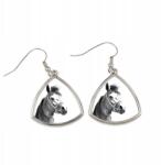 Art-Dog Tisztavérű arab ló háromszög alakú lógós fülbevaló fényképpel (5055882477018)