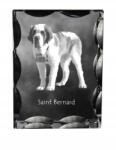 Art-Dog Bernardin kutya fotó díszes kristályban, ajándéktárgy, lakásdekoráció (5055882447868)