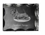 Art-Dog Skót terrier kutya kép díszes kristályban, ajándéktárgy, lakásdekoráció (5055882448346)