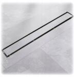 Bituxx Zuhanyfolyóka lineáris rozsdamentes acél 150cm szifonnal (M14767)