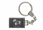 Art-Dog Cseh terrier kristály kulcstartó kutya kulcstartó fényképpel megvilágított (5055882427457)