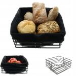 MPLCo Fém Kosár Kenyér Gyümölcs Textil Betét Fekete (23460976)