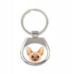 Art-Dog Devon Rex macska kulcstartó, grafikai kulcstartó, medál (5056739255421)