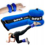 DrFit Boka- és csuklósúlyok edzéshez 2x0, 5kg Kényelmes Eredeti DrFit (CIĘŻARKI NA KOSTKI NADGARSTKI 2X0,5KG BLUE)