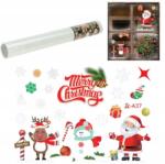 Allbag Ablakmatricák Karácsonyi Díszek Dekorációk Karácsonyi Szett (NAKLEJKA105 CZERWONY DOM)