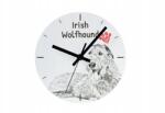  Ír farkaskutya lógó és álló kutya óra, személyre szabható fényképpel (5060381106239)