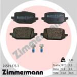 ZIMMERMANN set placute frana, frana disc ZIMMERMANN 26589.175. 3 (26589.175.3)
