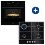Electrolux EOD5F71Z Beépíthető sütő + Electrolux KGG64262K Beépíthető gázfőzőlap