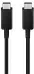 Samsung adatkábel (Type-C - Type-C, 5A, 100W, PD gyorstöltő, 180cm) FEKETE (159421)