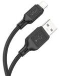 hoco. X90 adatkábel (USB - lightning, 2.4A, 100cm) FEKETE (163017)