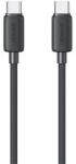 USAMS KY adatkábel (Type-C - Type-C, 60W, gyorstöltő, 100cm) FEKETE (170029)