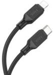 hoco. X90 adatkábel (Type-C - lightning, 20W, PD gyorstöltő, 100cm) FEKETE