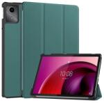 Gigapack Lenovo Tab M11 (TB330) tok álló, bőr hatású (aktív flip, oldalra nyíló, trifold, asztali tartó) sötétzöld (GP-155067)