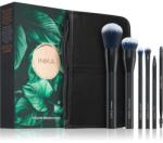 INIKA Organic Brush Case With Brushes set de pensule cu husă 1 buc