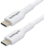 StarTech USB 2.0 Type C Összekötő Fehér 1m USB2CC1MNCWHE (USB2CC1MNCWHE)