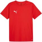 PUMA férfi rövid ujjú póló, piros, poliészter, focimeccs mintás, M INTL (K15648/M)