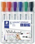 STAEDTLER Lumocolor® 351 B táblamarker készlet, 2-5 mm, 6 szín (TS351BWP6)