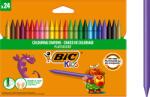 BIC Creioane cerate Kids Plastidecor, diverse culori, 24 buc/set Bic 8297721 (8297721)