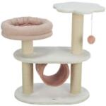 TRIXIE Cat Tree Arianna - kaparófa (fehér/pink) macskák részére (70cm) (028-44472)