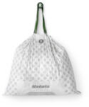 Brabantia Saci de gunoi Brabantia PerfectFit Bo 1005588, Dimensiune R, 36 L, 20 buc, Alb (1005588) Cos de gunoi
