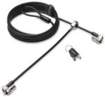 Kensington biztonsági zár, kulcsos, 2 eszköznek (microsaver® 2.0 keyed twin laptop lock) K65048WW (K65048WW)