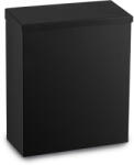  Falra szerelhető Fekete rozsdamentes acél szemetes fedéllel, 7 literes (DA503XSZADDM0911BC)