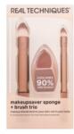 Real Techniques Makeupsaver Sponge + Brush Trio комплект четки