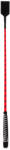 Devil Sticks Nylon Stick with Neon Strip & Goat Kid Leather Handle Nubuck Leather Top 71cm Red