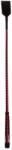 Devil Sticks Leather Stick with Neon Strip & Nubuck Leather Top 72cm Red