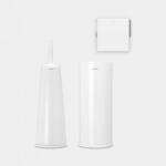 Brabantia Аксесоари за тоалетна от 3 части в бял цвят Brabantia (1003475)