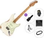 PSD Guitars STC-300R Premium SET White Електрическа китара
