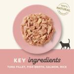 Applaws tasakos eleldel macskáknak tonhallal és lazaccal, levesben 70 g