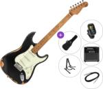 PSD Guitars STC-300R Premium SET Black Chitară electrică