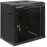 Qoltec Quoltec 19" Fali rack szekrény 12U 600x635mm - Fekete (54488) (54488)
