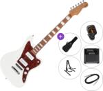 PSD Guitars JM-100 Premium SET White Chitară electrică