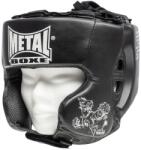 METAL BOXE Gyermek PU edző boksz sisak JUNIOR fekete
