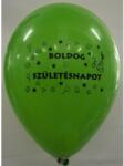  Léggömb, 26cm, két oldalon nyomott "Boldog születésnapot", vegyes szín, 6db/cs (342) - nyomtassingyen